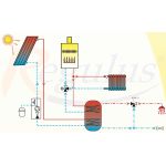 Saulės kolektorių komplektas SOL2