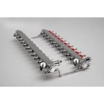 Kolektorius reguliuojamas su debitomačiais 10 žiedų Konveka