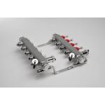 Kolektorius reguliuojamas su debitomačiais 4 žiedų Konveka