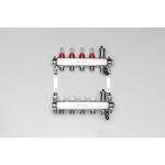 Kolektorius reguliuojamas su debitomačiais 4 žiedų Konveka