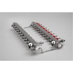 Kolektorius reguliuojamas su debitomačiais 9 žiedų Konveka