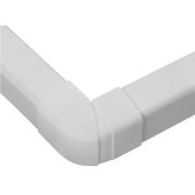 Išorinis kampas reguliuojamas 80x60 mm baltas