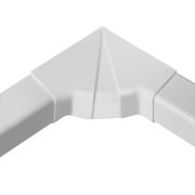 Vidinis kampas reguliuojamas 80x60 mm baltas
