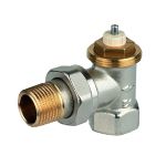 Termostatinis Resideo vožtuvas SX DN15 kampinis