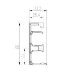 Grindjuostės laikiklis