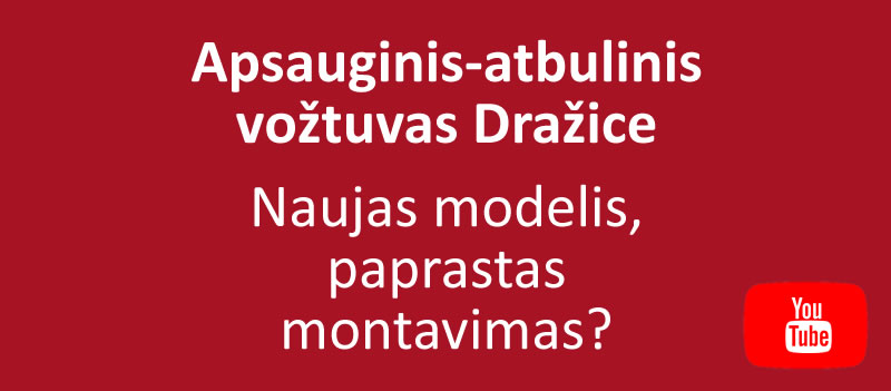 Apsauginio-atbulinio vožtuvo montavimas. Skirta meistrams.